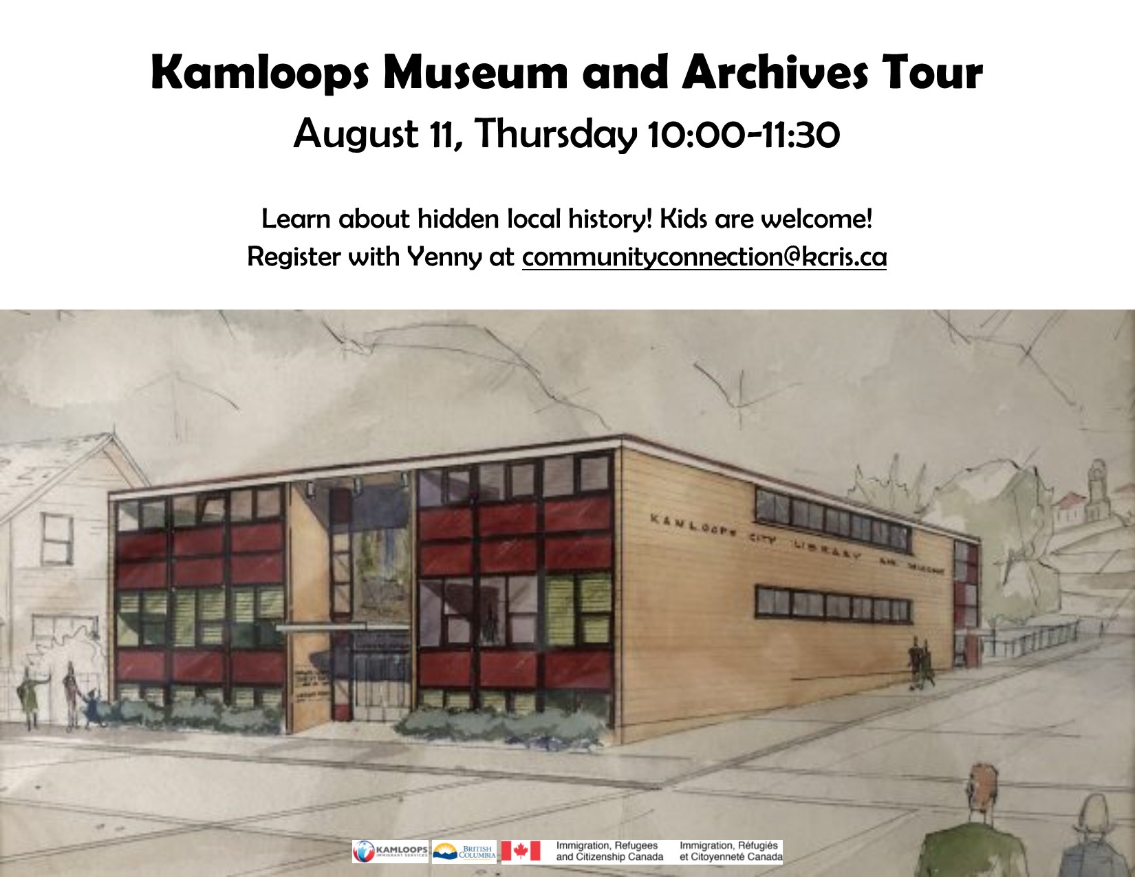 Kamloops Museum and Archives Tour Kamloops Immigrant Services