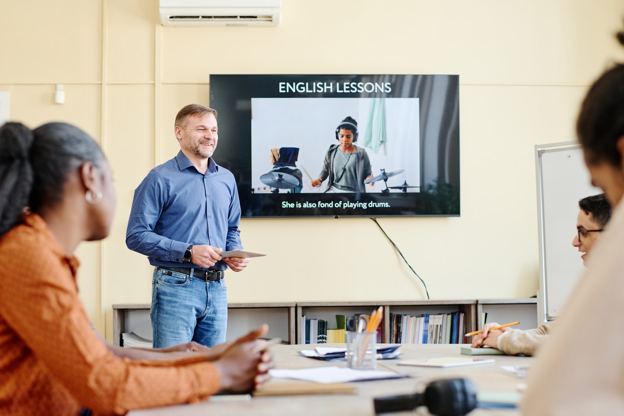 Leçon d'anglais pour les immigrants