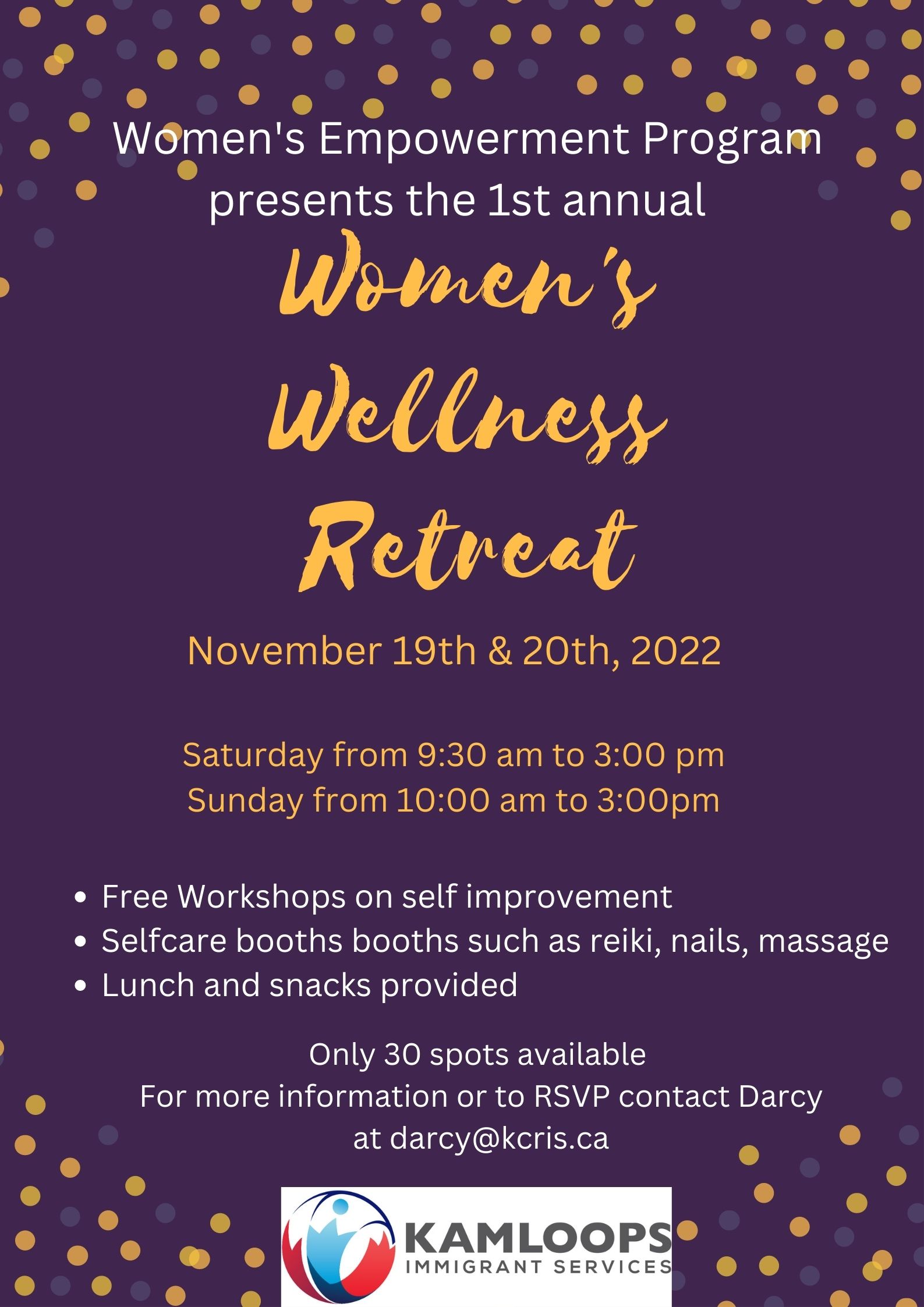 Women's Wellness Retreat - Kamloops Immigrant Services